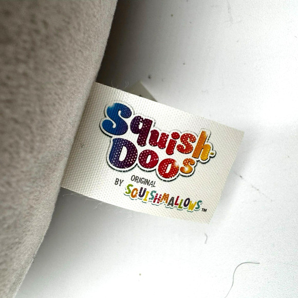 SQUISHMALLOWS NWT Ridge‎ 16" Stuffed Plush Squishdoo Rainbow Husky Dog Wolf RARE - Picture 3 of 7